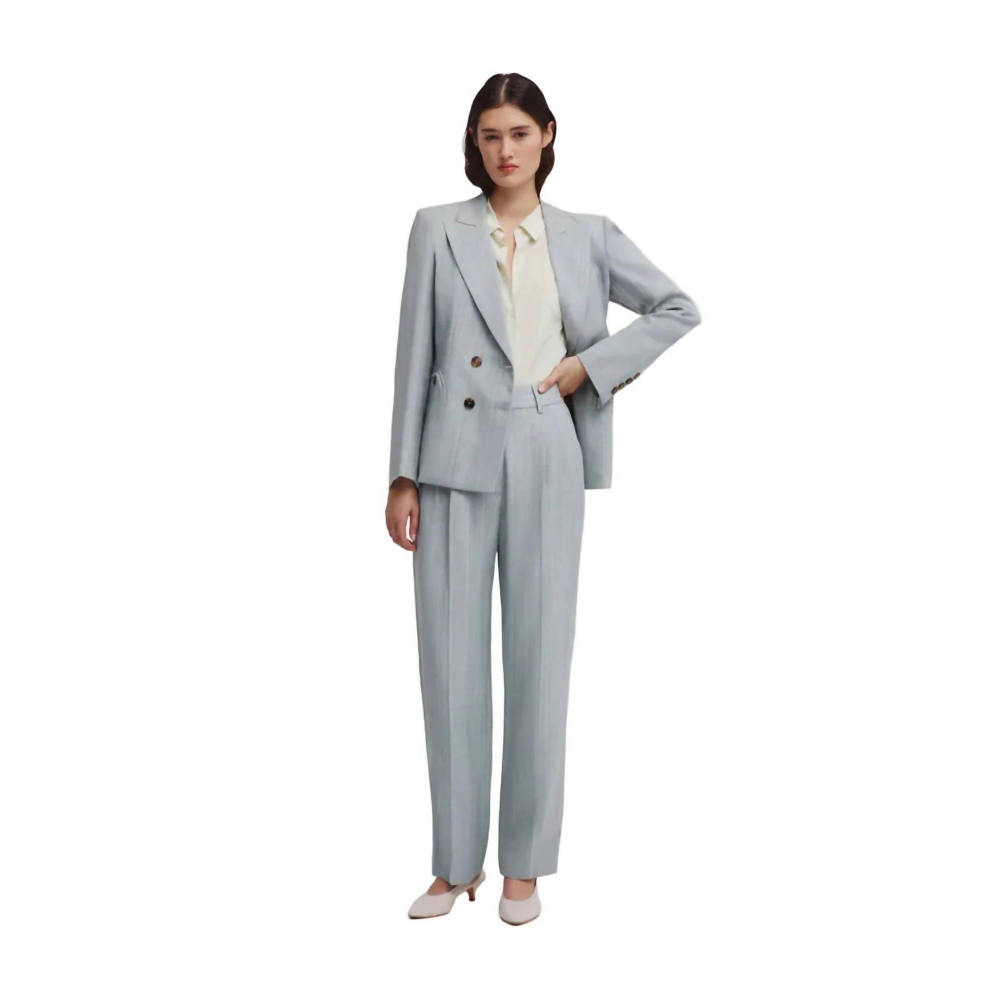 New Blaz Milano After You Fox Straight Pant In Blue